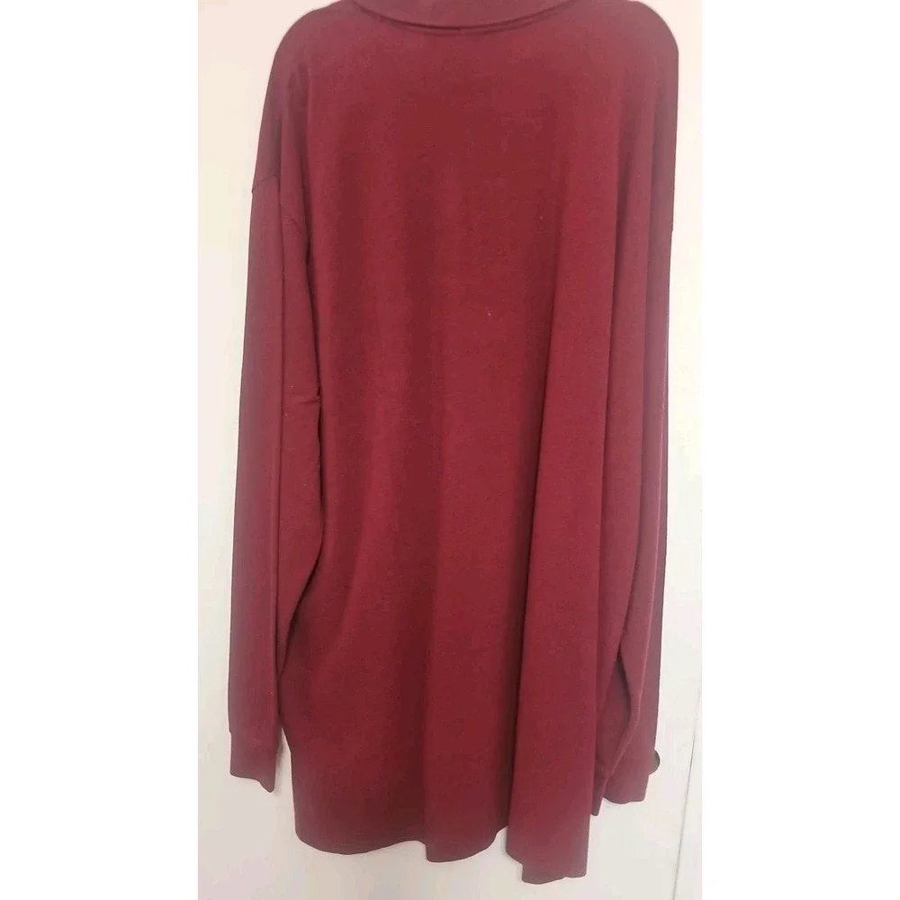 POLO RALPH LAUREN Men's 4LT Red LONG SLEEVE Casual Polo Shirt NWT